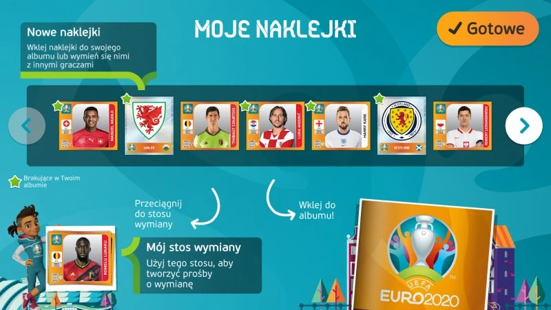 naklejki panini album