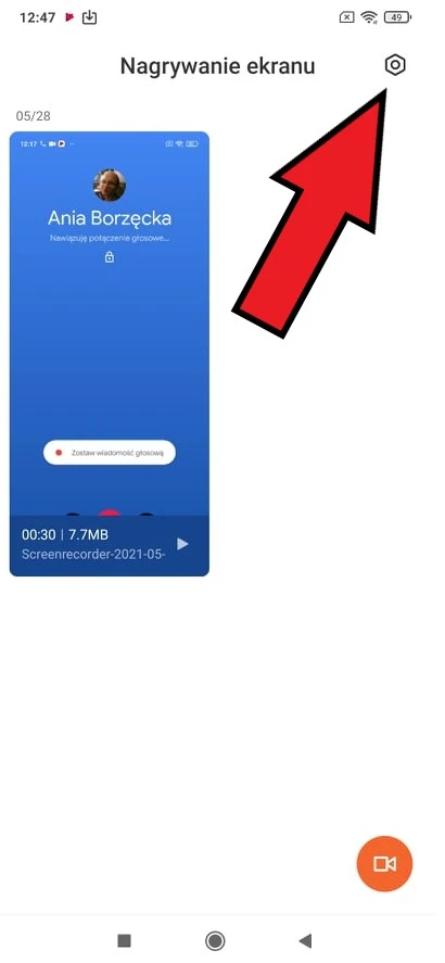 nagrywanie rozmow xiaomi 5