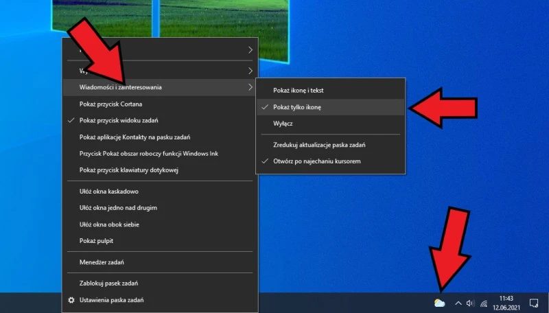 wiadomosci i zainteresowania jak wylaczyc 2