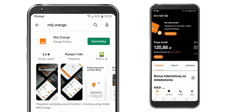 tansze efaktury orange