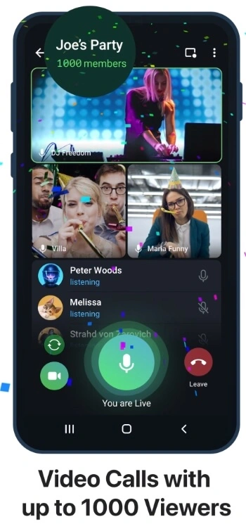 wideo rozmowy telegram 1