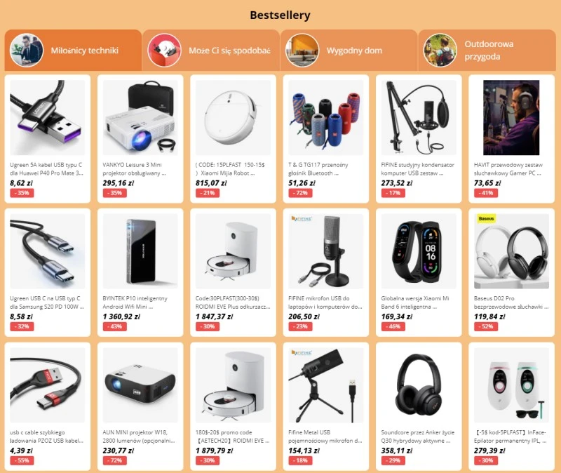 bestsellery aliexpress