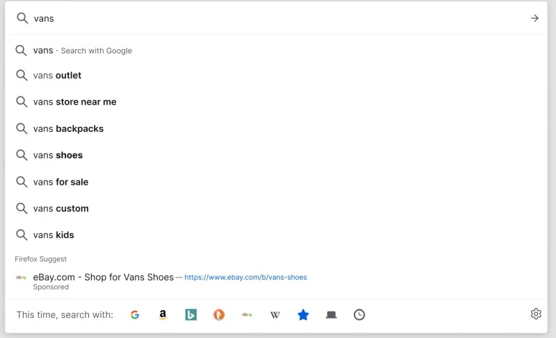 Firefox otrzyma ulepszone sugestie w wyszukiwaniu