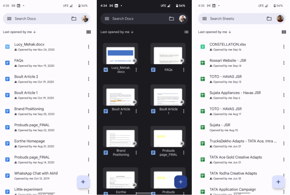 dokumenty google wyglad nowy 2