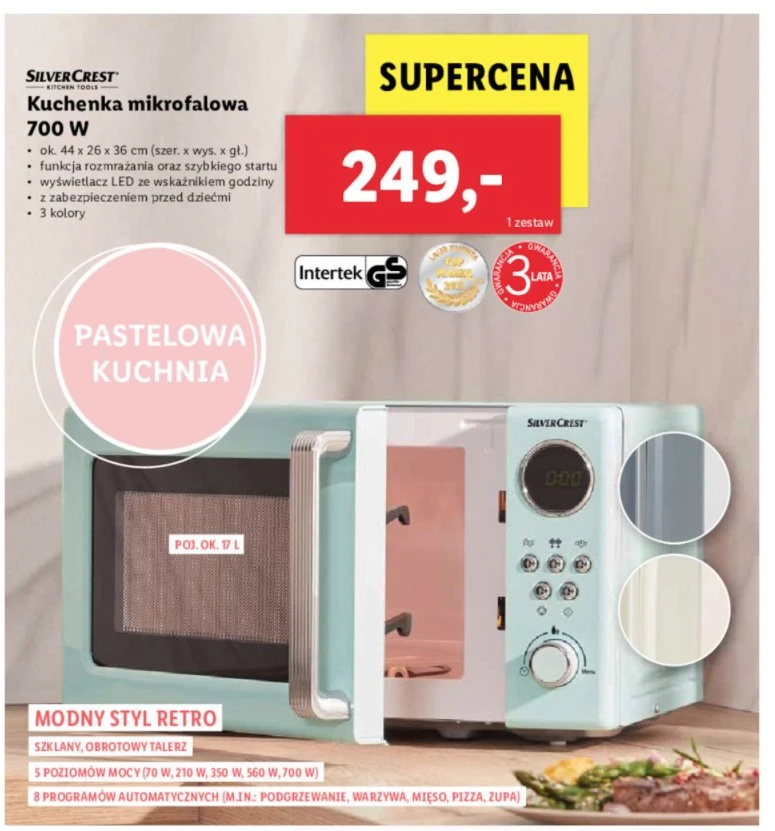 kuchenka mikrofalowa lidl
