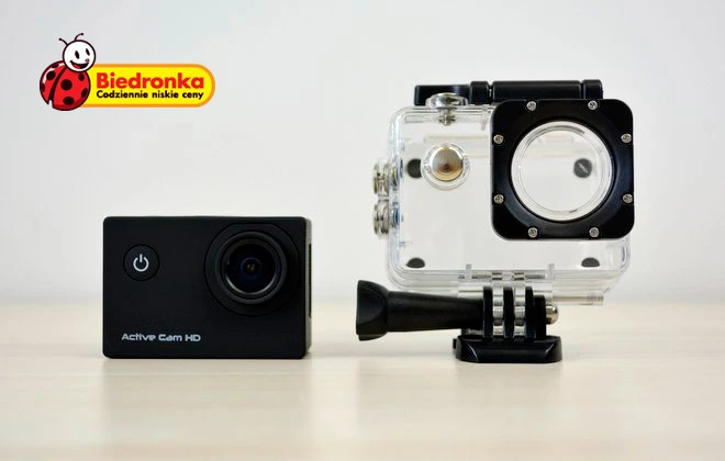 Niedroga kamerka sportowa Active Cam HD od poniedziałku w Biedronce