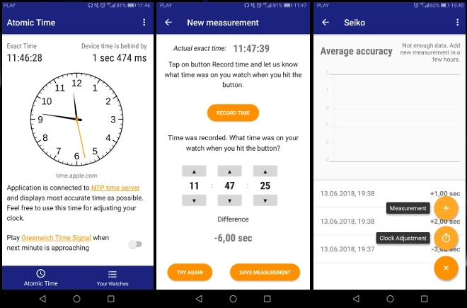 Atomic Clock & Watch Accuracy Tool – ustaw zegarek z atomową dokładnością (recenzja)