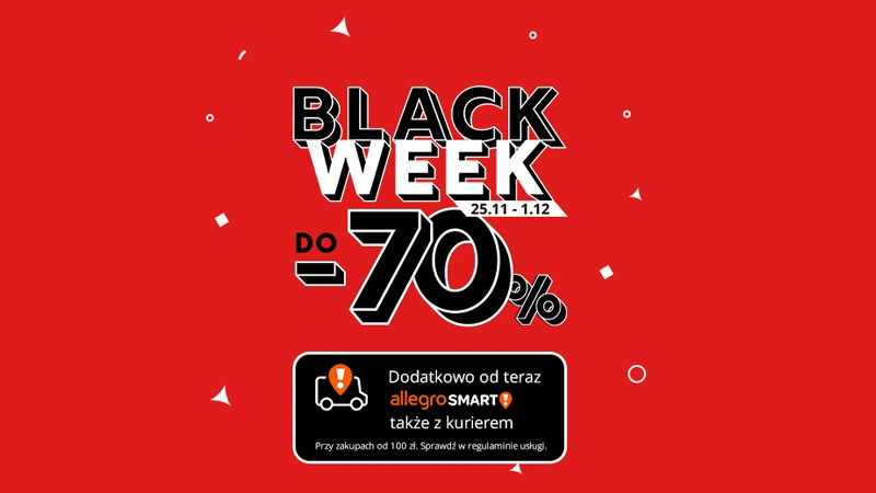 Na Allegro ruszył Black Week. Sprawdź, co warto kupić w promocji
