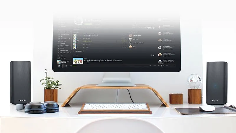 Creative T100 to głośniki do komputera i PS4 ze wzmacniaczem Hi-Fi