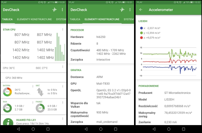 DevCheck – sprawdź, co w smartfonie piszczy (recenzja)