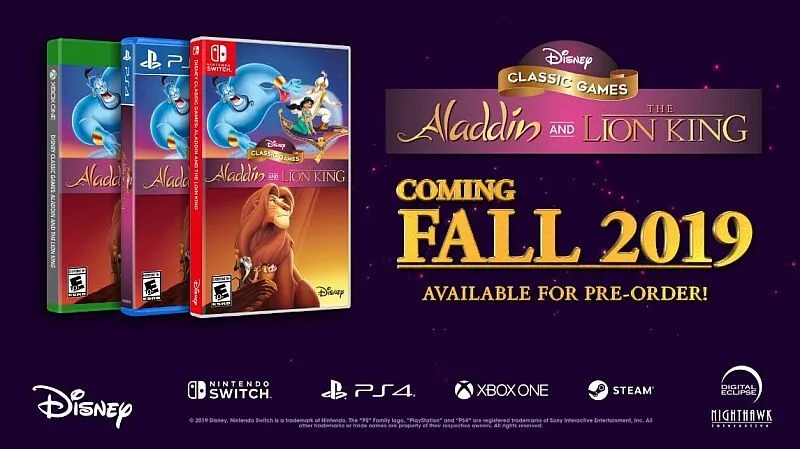 Remastery Aladdina i The Lion King zmierzają na PCty i konsole!