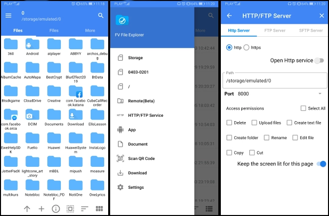 FV File Explorer – prosty menedżer plików ze… skanerem QR (recenzja)