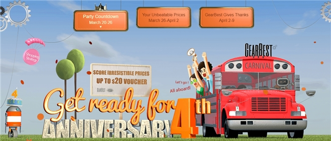 GearBest świętuje 4 urodziny. Sprawdź co kupisz w promocji