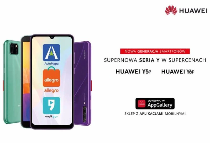 Szokująco tanie Huawei Y6P i Y5P debiutują w Polsce w zestawie z gratisem