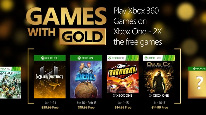 Znamy rozpiskę Games with Gold na styczeń