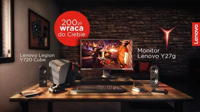 Do 200 zł cashbacku przy zakupie sprzętu Lenovo