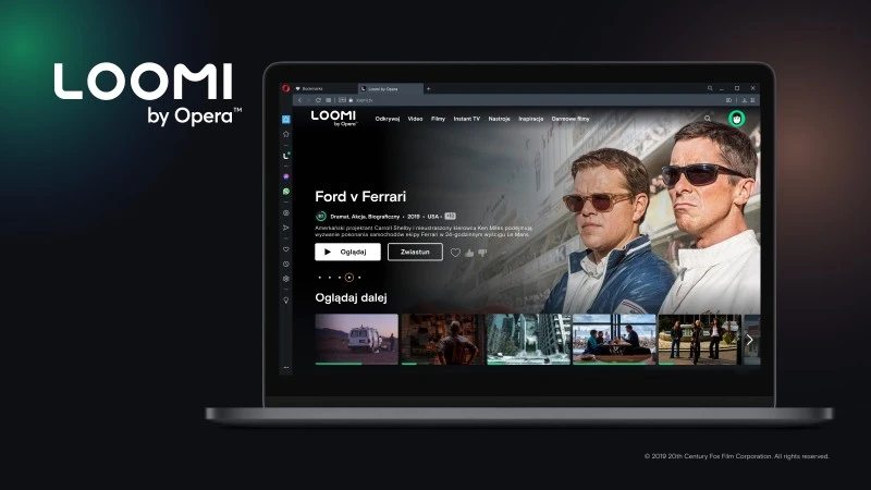Darmowe VOD od Opera wystartowało. To Loomi.tv