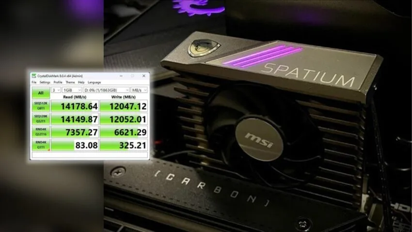 Pokazano pierwszy na świecie dysk SSD o prędkości 14 GB/s