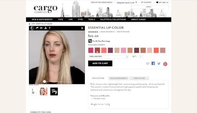 Makijaż rozszerzonej rzeczywistości? Nowa aplikacja od FaceCake