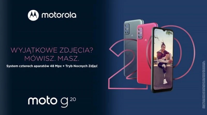 Motorola nie zwalnia tempa. Niedroga Moto G20 z nietypowym procesorem