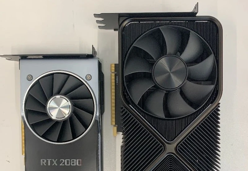 NVIDIA GeForce RTX 3090 jest gigantyczna. Ma nietypowe chłodzenie