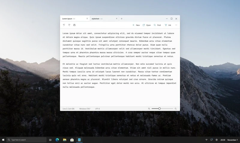 Czekam aż Microsoft odświeży Notatnik. Może wyglądać właśnie tak