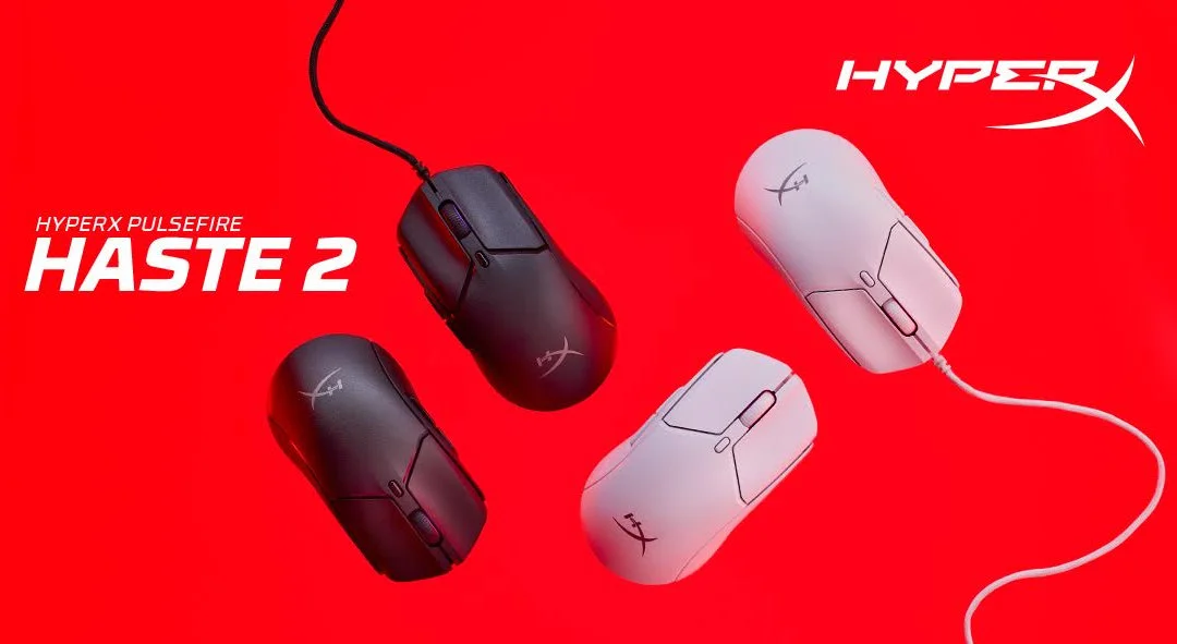 Pulsefire Haste 2 – premiera ultralekkich myszek od HyperX