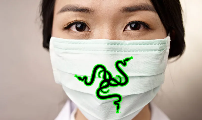Razer wykorzysta swoje linie produkcyjne do produkcji masek chirurgicznych