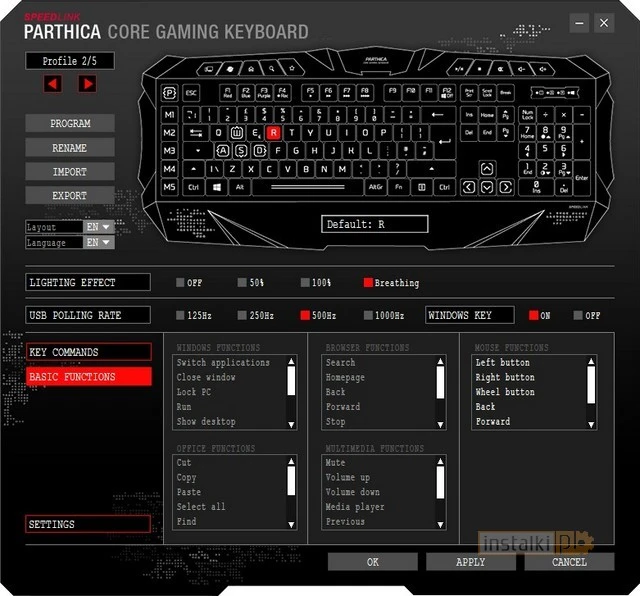 Oprogramowanie Speedlink Parthica - 003