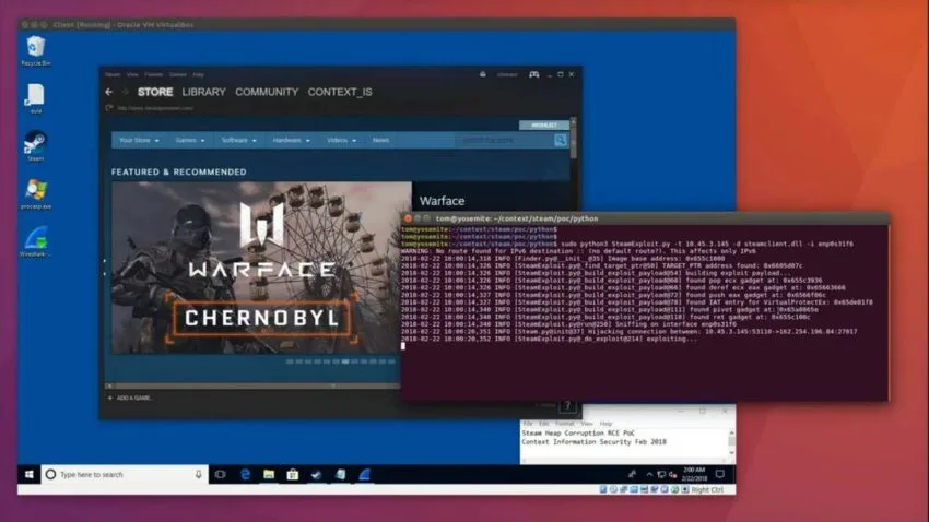 Luka w Steam pozwalała na przejęcie zdalnej kontroli nad komputerem