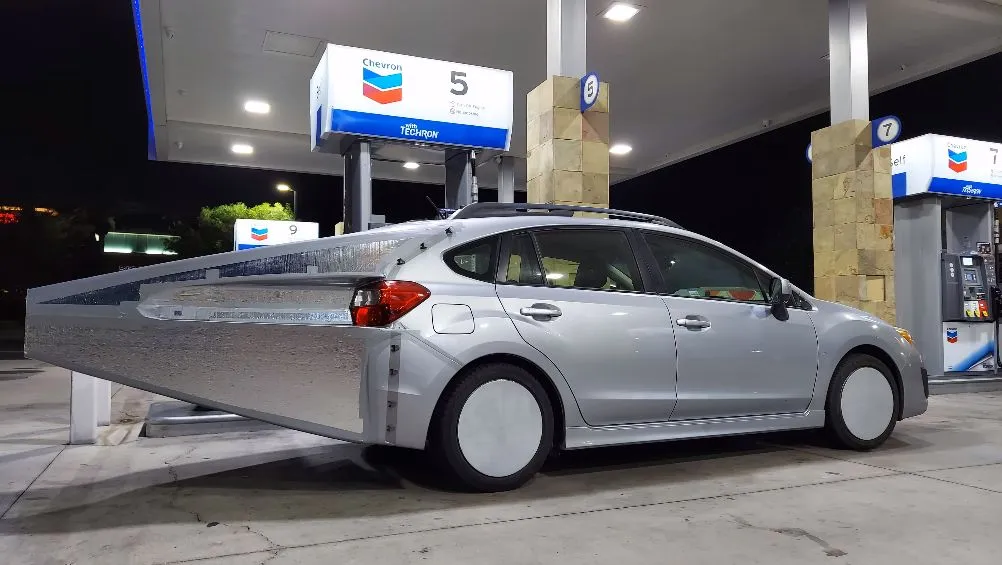 Znalazł sposób na ceny paliw. Tak przerobił swoje Subaru