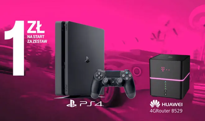 Internet domowy od T‑Mobile teraz w zestawie z konsolą PlayStation 4