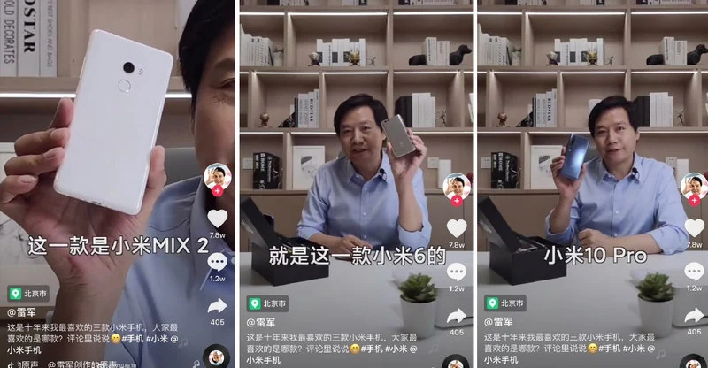 Prezes Xiaomi wskazał swoje trzy ulubione smartfony