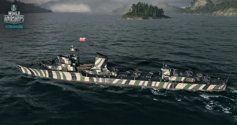 Polski okręt ORP Błyskawica w World of Warships