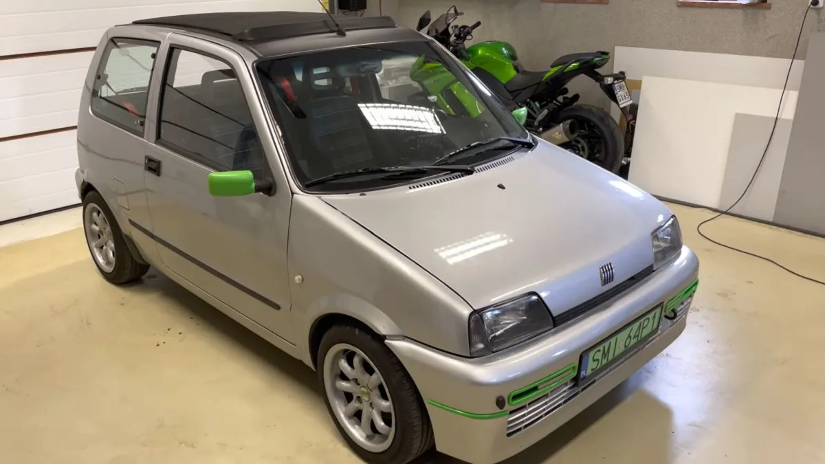 Polak przerobił Cinquecento na elektryka. Przyspieszenie wgniata w fotel