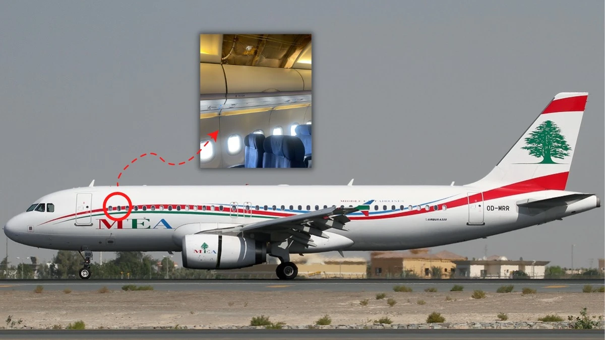 Zbłąkany pocisk trafił w samolot pasażerski. Zdjęcia działają na wyobraźnię