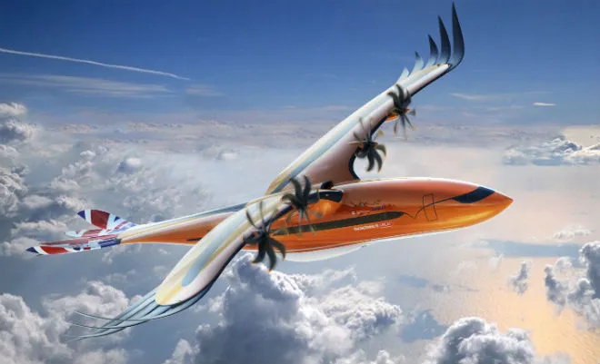 Oto koncept futurystycznego samolotu Airbusa. Wygląda jak orzeł