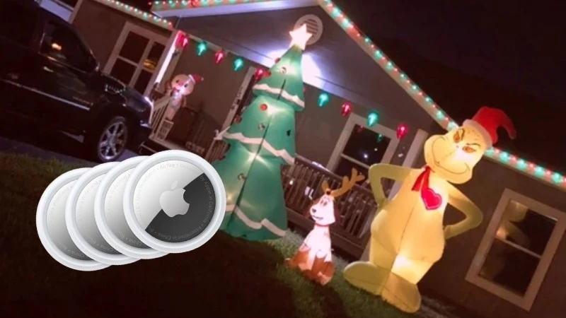 AirTagi pomogły odzyskać kobiecie skradzione dekoracje świąteczne