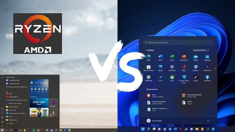 Porównano wydajność procesorów AMD na Windows 10 i Windows 11 w grach i aplikacjach