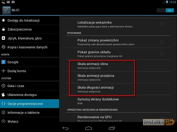 android przyspieszanie 8