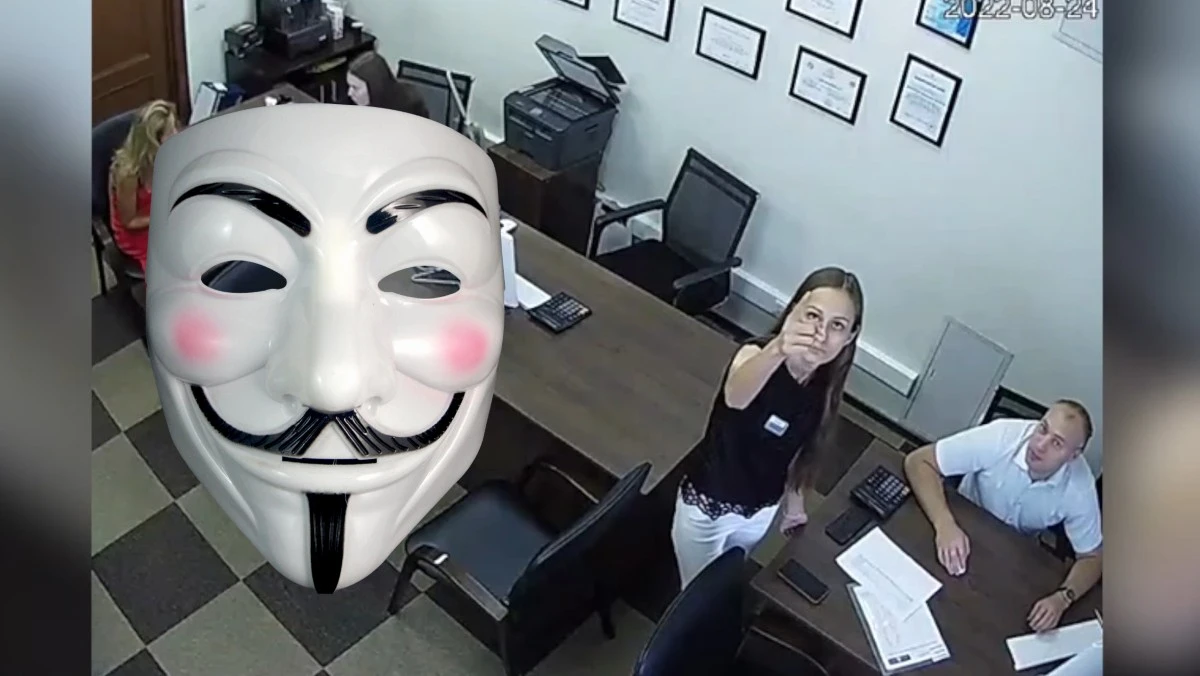 Anonymous zhakowali kamery w Rosji. Puszczali przez nie ukraińskie piosenki patriotyczne