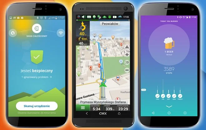 Aplikacje tygodnia #11: porządna nawigacja satelitarna, wesoły budzik, darmowy Avast, bezpieczne pokazywanie zdjęć i przeliczamy kroki na piwo