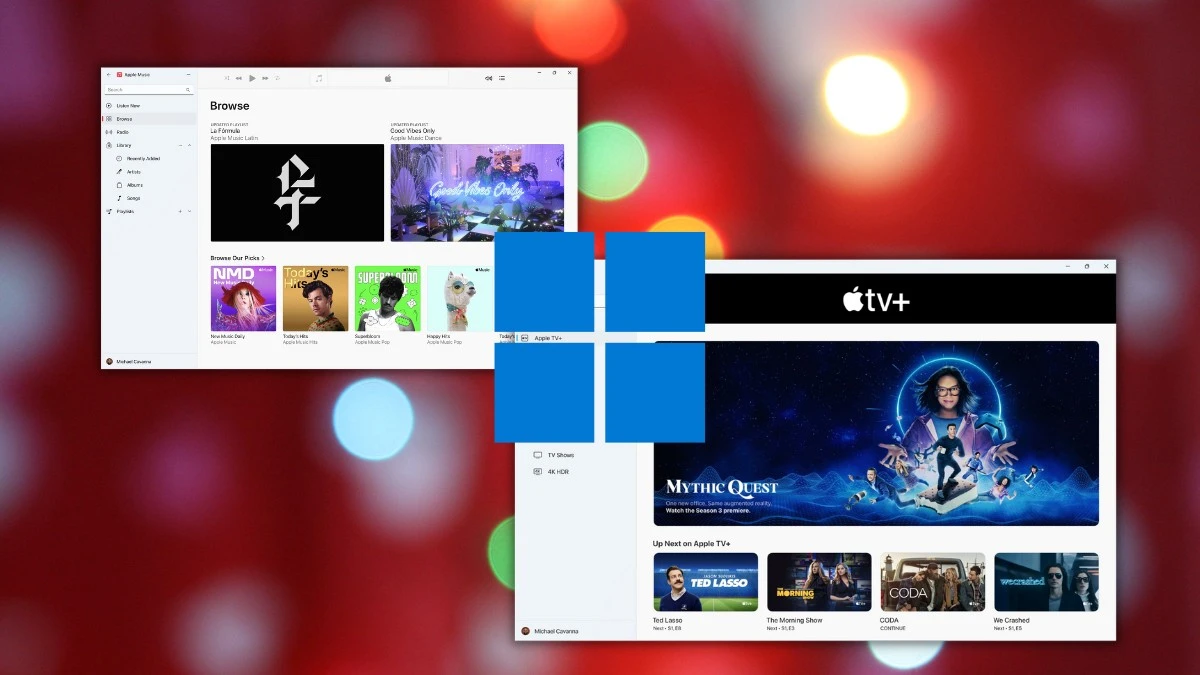 Apple Music i Apple TV w końcu na Windows 11