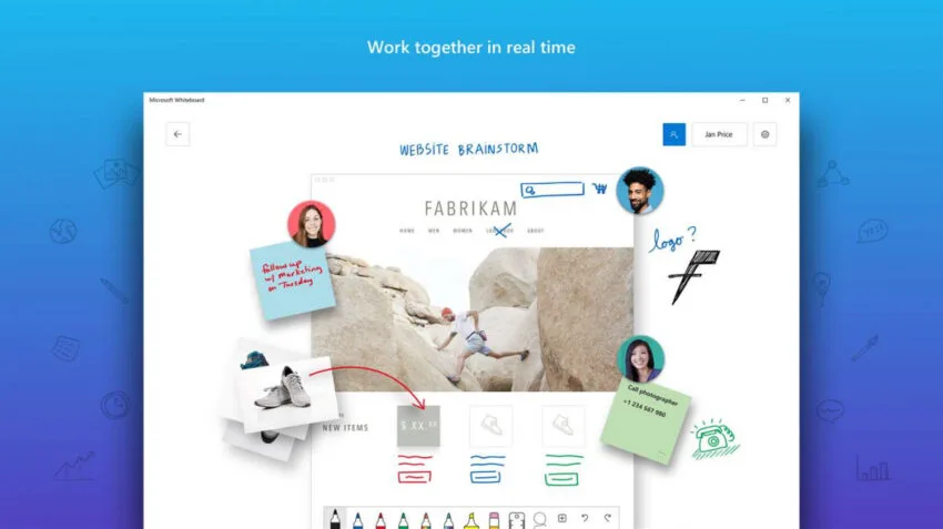 Tablica do pisania w wirtualnej rzeczywistości? Poznajcie Microsoft Whiteboard