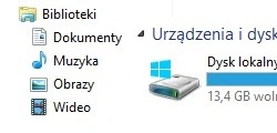 Windows 8.1: Przywrócenie folderu bibliotek w eksploratorze plików
