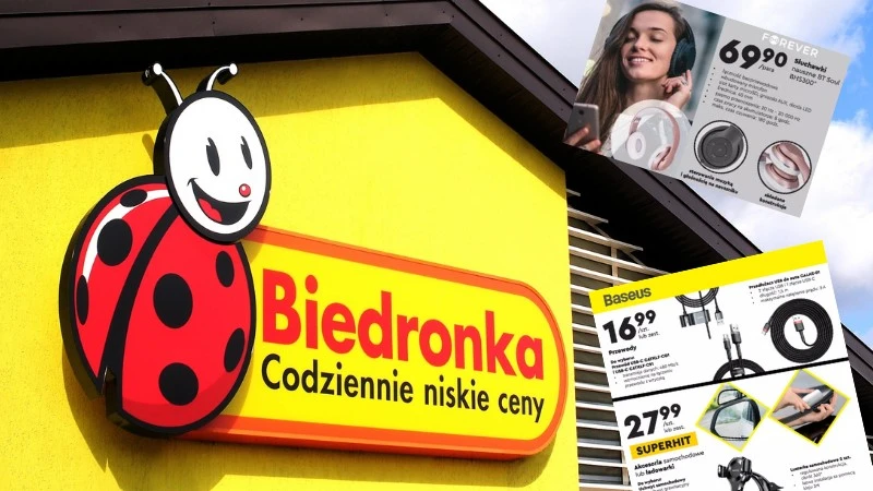 Tanie akcesoria do smartfonów i gry od dziś w Biedronce