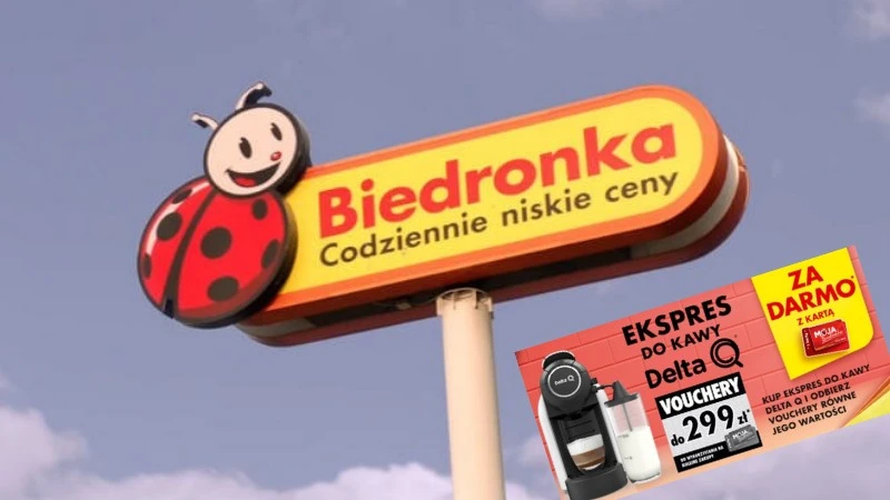 Biedronka idzie na całość. Rozdaje ekspresy do kawy w zasadzie za darmo