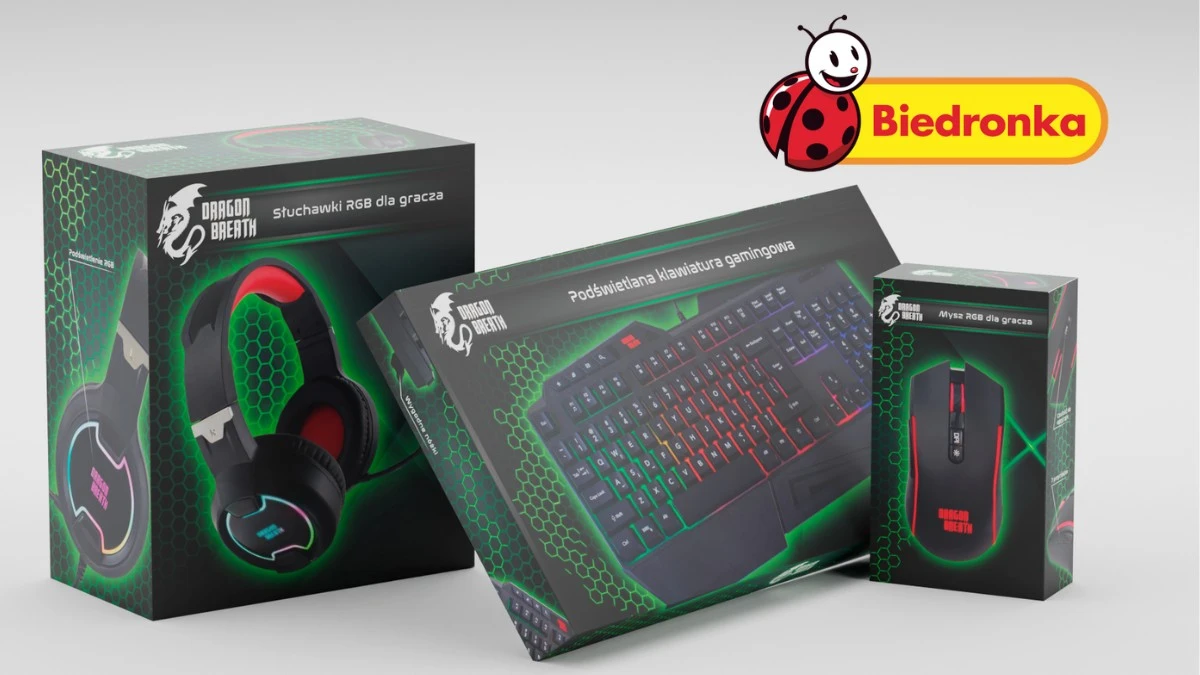 Produkty dla graczy wylądowały w sklepach Biedronka