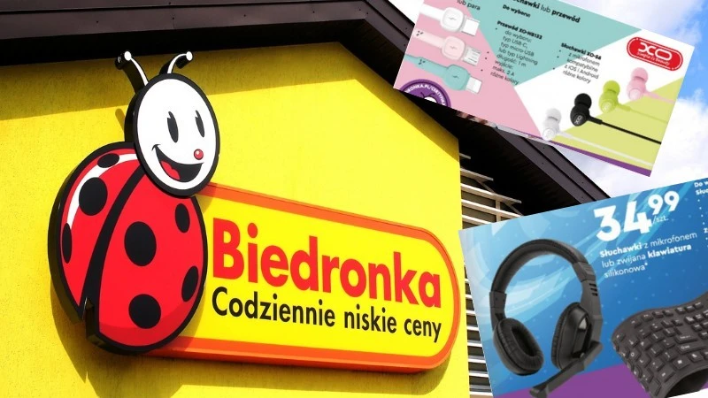 Biedronka obniża ceny elektroniki. Tech gadżety za małe pieniądze