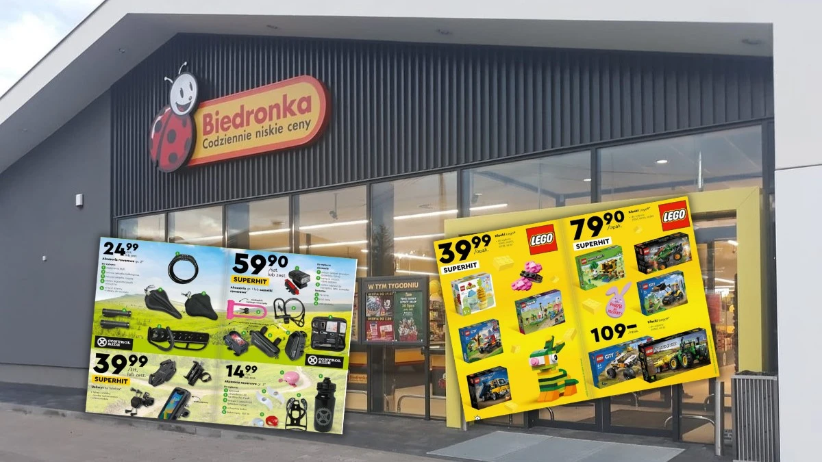 Tanie LEGO i akcesoria rowerowe w Biedronce. Wyprzedaż rusza jutro